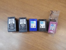 Set Of 5 Empty Print Cartridges: 3 HP 2 Canon picture