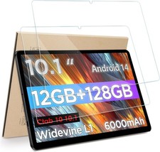 (2 Pack) Tempered Glass Screen Protector for Callsky 10.1 inch Android 15 Tablet picture