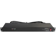 StarTech Power Distribution Unit 125V RKPW081915 19in 1U Rack 8 Outlet PDU D-4 picture