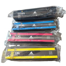 4pk Black & Color Ink Cartridge for HP 971XL OfficeJet Pro X551dw X576dw picture