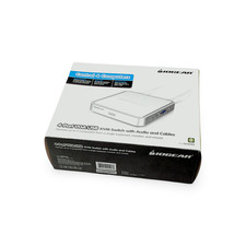 New IOGEAR MiniView Micro GCS634U 4 Port USB KVM Switch White picture