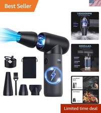 Ultra-Quiet Portable Air Duster - 180,000 RPM Jet Dryer for Home and Outdoor Use picture