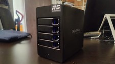 HighPoint RocketStor 6114V 6Gb/s SAS/SATA 4-Bay Storage Tower Enclosure Used picture