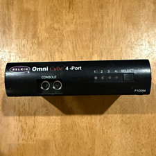 Belkin OmniCube F1D094 4-Port VGA PS/2 KVM Switch Untested No Cables picture