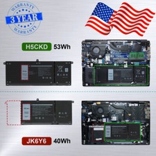 H5CKD Battery For Dell Latitude 3410 3510 Inspiron 5400 5406 7405 2-in-1 JK6Y6  picture