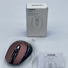 LeadsaiL  LX-002  Wireless Computer Laptop  2.4GHz Optical Mouse Red picture