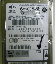 60GB Fujitsu MHV2060AH Laptop IDE Hard Drive P/N CA06531-B20200DL DP/N 0T8429 picture