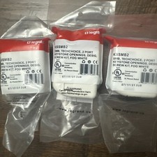 Lot Of 3 Legrand Service Mount Box Techchoice 2 Port Keystone Fog White KSSMB2 picture