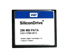 SSD-C25M-3619-256MB WD 256MB COMPACT FLASH SILICON DRIVE picture