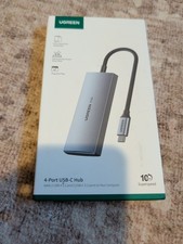 Ugreen Ultra Slim 4 Port USB 3.0 Hub 10Gbps Data Transfer Laptop PC Mac Xbox PS5 picture