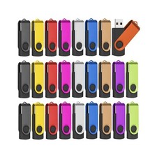 EASTBULL Flash Drive Bulk 1GB USB 100 Pack with Lanyards USB 2.0 Thumb Drive ... picture