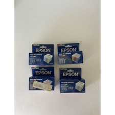 Epson Color Ink Cartridge 720/1440  lot of 4  See Pictures For Color Read Descr picture