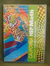 California HSP Math Grade 2 Student Edition CD-ROM Harcourt NEW picture