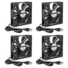 4Pcs 120mm USB Brushless Cooling Fan 5V DC Quiet Mini Computer Appliance Fan picture
