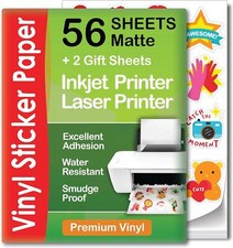 Papel Adhesivo De Vinilo Imprimible De Ra Calidad Para Su Impresora De Inye Nuev picture