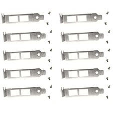 10Pcs Low Profile Short Bracket with Screws for Intel X540-T2 X550-T2 New picture