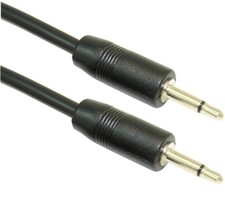 6inch 2.5mm SLIM MONO TS (2 conductor) Male to Male Audio Cable picture
