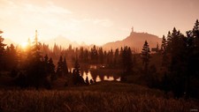 Landscape playstation far cry 5 sunset water forest Custom Gaming Mat Desk picture