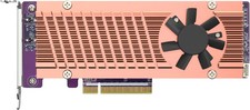 QNAP QM2-2P-384 PCIe Card 2x M.2 NVMe SSD Adapter Low Profile QM2 picture