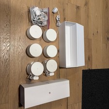 Google Wifi AC-1304 Wireless Mesh Router - 6 Pack  White with Power Cords picture