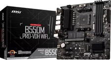 MSI - B550M PRO-VDH WIFI (Socket AM4) AMD B550 MATX DDR4 Wi-Fi 6 Motherboard ... picture