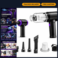Powerful 3-in-1 Keyboard Vacuum & Electric Air Duster, 14.5KPA, USB, Portable Du picture