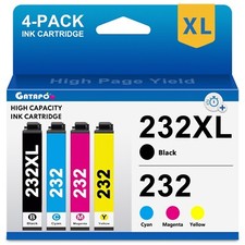 4PK 232XL T232XL Ink Cartridges for Epson WF-2930 WF-2950 XP-4200 XP-4205 picture
