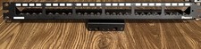Panduit CP24WSBLY 24-Port Flat Patch Panel - Black Steel Construction Rack Mount picture