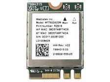 MEDIATEK MT7922A22M M.2 2230 WIFI 6E BLUETOOTH 5.2 CARD RZ616 0C011-00281200 picture
