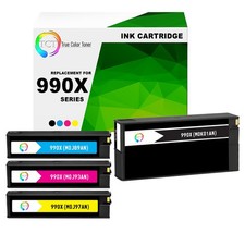 4Pk TCT Premium 990X B C M Y High Yield Compatible for HP Pro 750 772 Ink picture