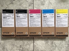 Genuine Epson T6921, T6922,t6923, T6924, T6925 110ml Ink Tank Full Set 2028/29 picture