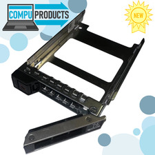 Lot of 2 Dell 0MKC9M 0M6NT4 Screwless Tray/Caddy SAS/SATA /NVMe 14/15/16 G 2.5in picture