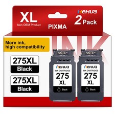 2 pack 275XL Ink Compatible PG-275XL For Canon PIXMA TS3520 TS3720 TR4720 TR4722 picture