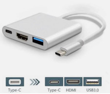 CONNEX-USB-C Type C HDMI Adapter Converter Hub for Macbook Android Phone HDTV picture
