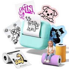 Ponek Mini Sticker Printer, Print Pods Thermal Mini, Green picture