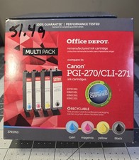 Office DEPOT Compare to Canon CLI-271 Ink Cartridges Cyan Magenta Yellow Black picture