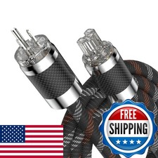 Viborg Audiocrast HiFi Power Cord, 4.9FT/1.5M, 15MM, 125V 15A, Copper picture
