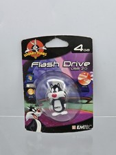 NEW Looney Tunes EMTEC Sylvester the Cat figure 4GB USB 2.0 Flash Drive picture