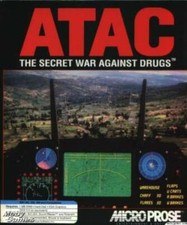 ATAC: Secret War Against Drugs PC CD fly F-22 fighter jet flight simulator game picture