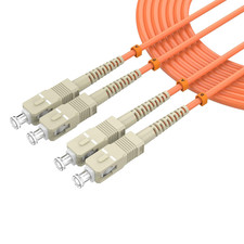 OM1 Fiber Patch Cable,15M/49.2Ft Multimode Duplex Fiber Optic Jumper,62.5/125Μm picture