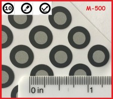 Positioning Targets for 3D Scanning M-500, Reflective, Black Contour, QTY: 500 picture