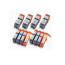 12 pk Ink Cartridge Comp for Canon CLI-221 PGI-220 PIXMA MP620 MP620B printer picture