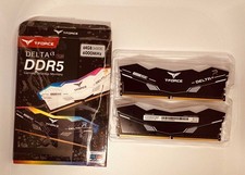 TEAMGROUP T-Force Delta RGB DDR5 Ram 64GB (2x32GB) 6000MHz PC5-48000 CL38 picture