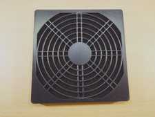 QTY4  120 x 120 x 38 mm GRILL PLASTIC DUST FILTER  BLACK BOX FAN SCREEN COVER picture
