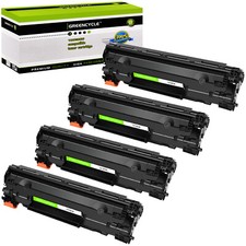 4PK CF283A Toner Cartridge Compatible With HP 83A LaserJet Pro M127fn M201dw picture