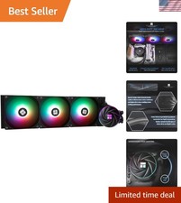 Versatile Aqua Elite 360 ARGB Cooler for Gaming PCs - 1550RPM with RGB Lights picture