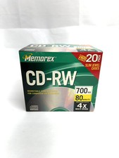 Memorex Cd-Rw 20pk 700Mb 80minute 4x picture