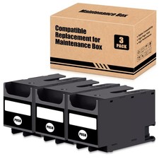 3Pack T6715 6716 Ink Maintenance Box Replacement Fits Epson WF3820 WF4820 picture