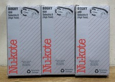 Nu-kote High Yield Black Ribbon for IBM Selectric II- B86HY - NEW - Lot of 3 picture