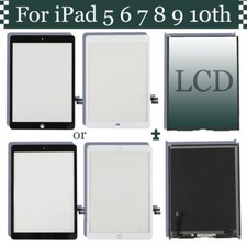 For Apple iPad 7 8 9 10 11 Gen LCD Display Touch Screen Replacement ±Button Lot picture